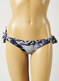 Bas de maillot de bain imprimé tie and dye culotte gris ALMA DA ONDA femme