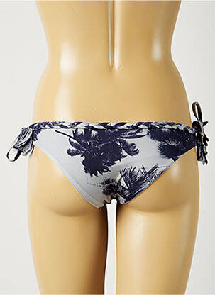 Bas de maillot de bain imprimé tie and dye culotte gris ALMA DA ONDA femme