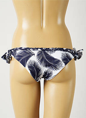 Bas de maillot de bain imprimé tie and dye culotte bleu ALMA DA ONDA femme