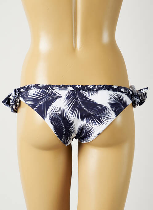 Bas de maillot de bain imprimé tie and dye culotte bleu ALMA DA ONDA femme