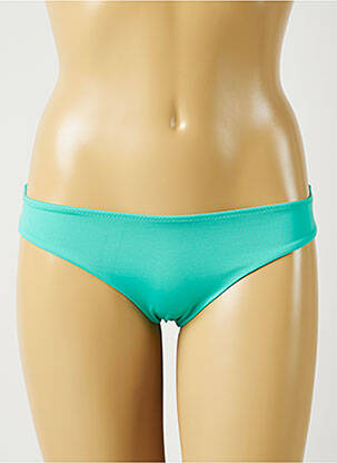 Bas de maillot de bain stretch culotte vert ALMA DA ONDA femme