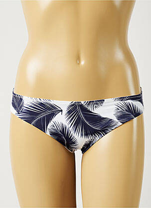 Bas de maillot de bain imprimé tie and dye culotte bleu ALMA DA ONDA femme
