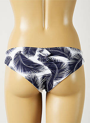 Bas de maillot de bain imprimé tie and dye culotte bleu ALMA DA ONDA femme