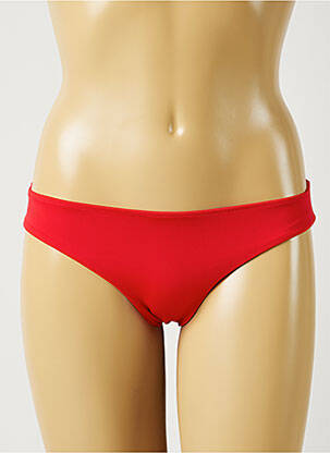 Bas de maillot de bain stretch culotte rouge ALMA DA ONDA femme