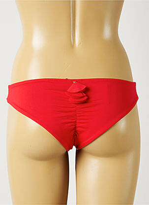 Bas de maillot de bain stretch culotte rouge ALMA DA ONDA femme