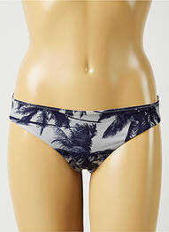 Bas de maillot de bain imprimé tie and dye culotte bleu ALMA DA ONDA femme