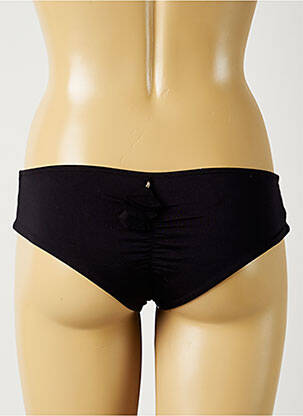 Bas de maillot de bain stretch culotte noir ALMA DA ONDA femme