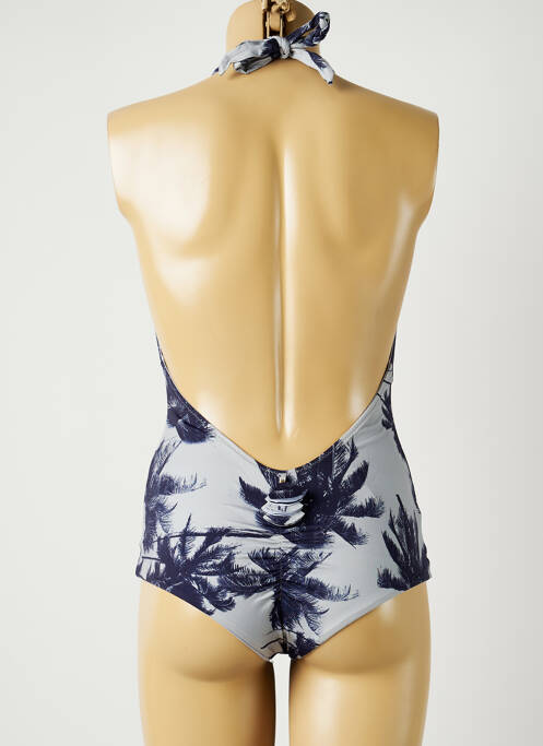 Maillot de bain 1 pièce bleu ALMA DA ONDA pour femme