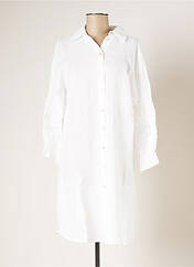 Robe courte blanc BLANC BOHEME pour femme seconde vue