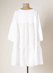 Robe courte blanc BLANC BOHEME pour femme seconde vue