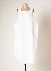 Robe mi-longue blanc BLANC BOHEME pour femme seconde vue