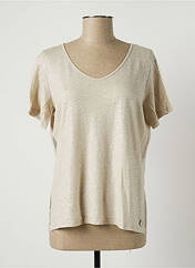 T-shirt beige BLANC BONNET pour femme seconde vue