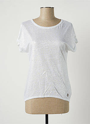 T-shirt blanc BLANC BOHEME pour femme
