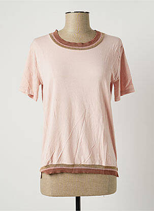 T-shirt rose BLANC BOHEME pour femme