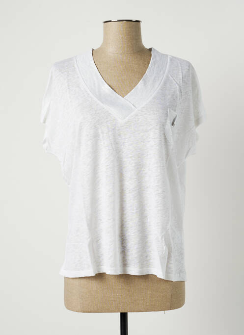 T-shirt blanc BLANC BOHEME pour femme