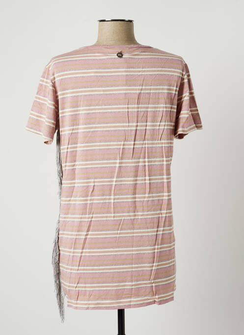 T-shirt rose BLANC BOHEME pour femme