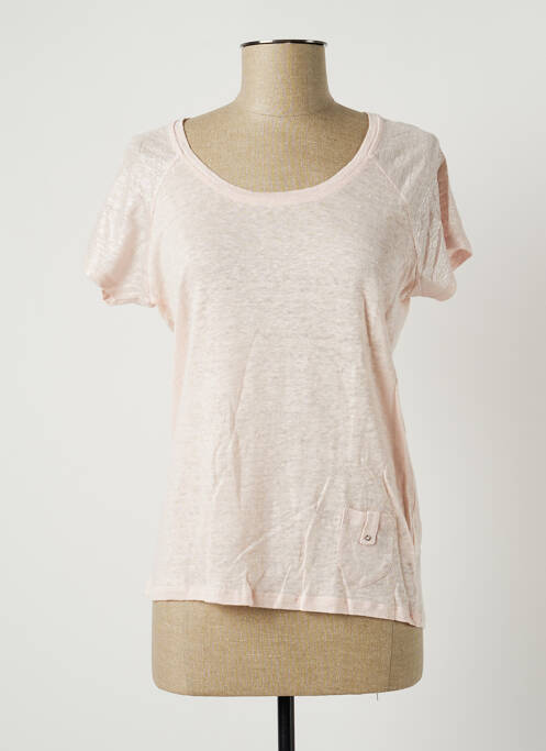 T-shirt rose BLANC BOHEME pour femme