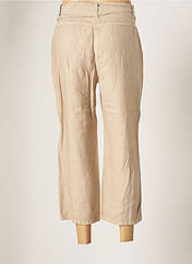 Pantalon 7/8 beige BLANC BOHEME pour femme seconde vue