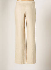 Pantalon droit beige BLANC BOHEME pour femme seconde vue