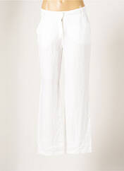 Pantalon droit blanc BLANC BOHEME pour femme seconde vue