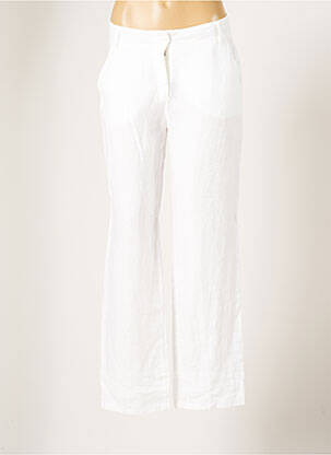 Pantalon droit blanc BLANC BOHEME pour femme