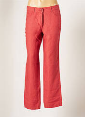 Pantalon droit rouge BLANC BOHEME pour femme seconde vue