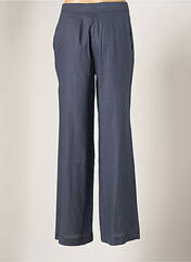 Pantalon large bleu BLANC BOHEME pour femme seconde vue