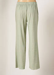 Pantalon large vert BLANC BOHEME pour femme seconde vue