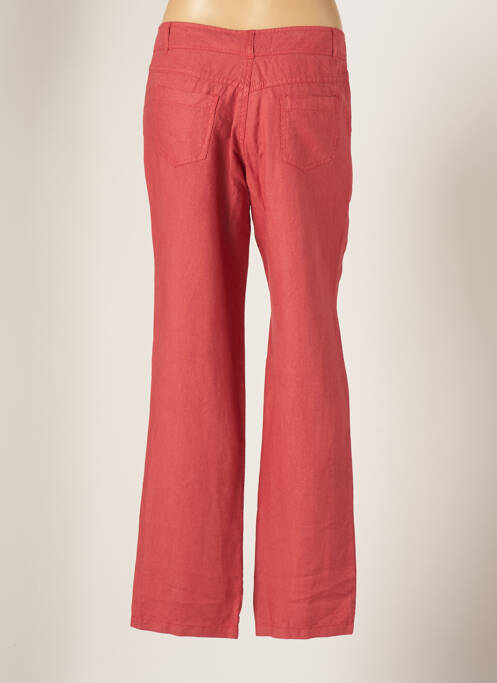 Pantalon droit rouge BLANC BOHEME pour femme