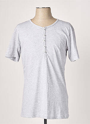 T-shirt gris GIANNI LUPO pour homme