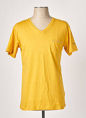 T-shirt jaune GIANNI LUPO pour homme