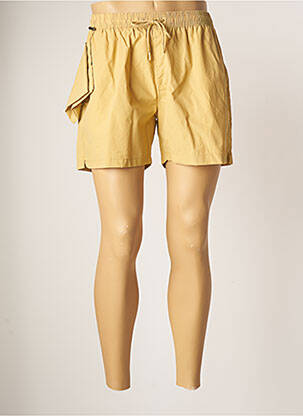 Short de bain fermeture liens à nouer jaune HALECO homme