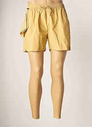 Short de bain fermeture liens à nouer jaune HALECO homme