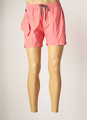 Short de bain rose HALECO pour homme