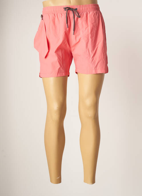 Short de bain rose HALECO pour homme