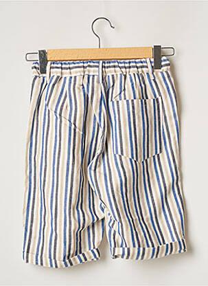 Bermuda taille élastique taille normale bleu GIANNI LUPO homme