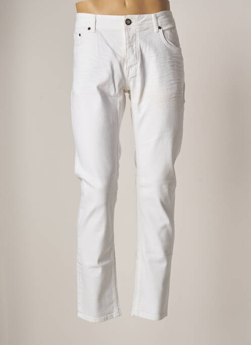 Jeans coupe slim blanc ENOS JEANS pour homme