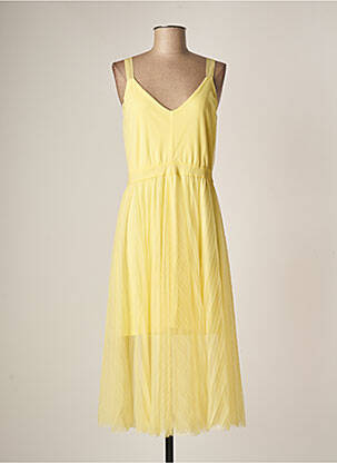 Robe longue jaune TENSIONE IN pour femme