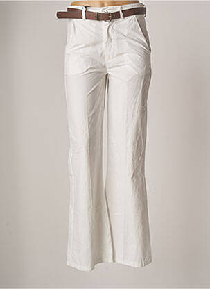 Pantalon flare taille normale taille normale blanc TENSIONE IN femme