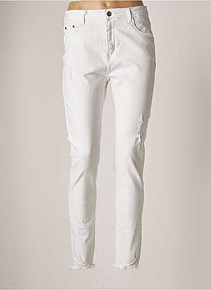 Jeans coupe slim blanc DENIM pour femme