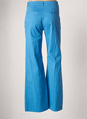 Pantalon chino bleu MADE IN ITALY pour femme seconde vue
