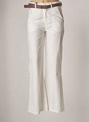 Pantalon flare blanc TENSIONE IN pour femme seconde vue