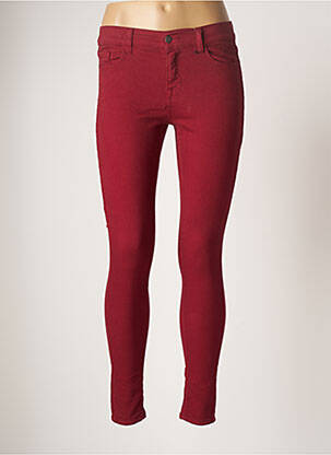 Pantalon slim rouge TENSIONE IN pour femme