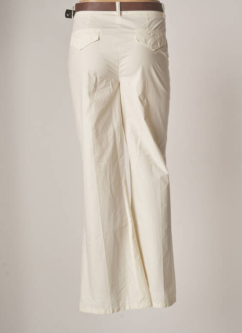 Pantalon flare taille normale taille normale beige TENSIONE IN femme