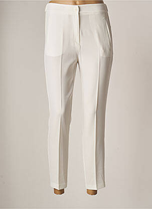 Pantalon droit coupe carotte taille normale blanc MOTEL femme
