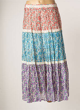Jupe longue taille normale violet TENSIONE IN femme