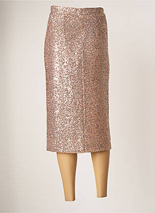 Jupe longue fermeture zippée au dos rose MOTEL femme