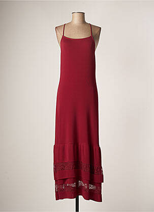 Robe longue rouge BETWEEN pour femme