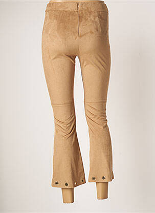 Pantalon 7/8 stretch taille normale beige MOTEL femme