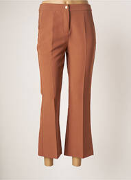 Pantalon 7/8 stretch taille normale marron MOTEL femme